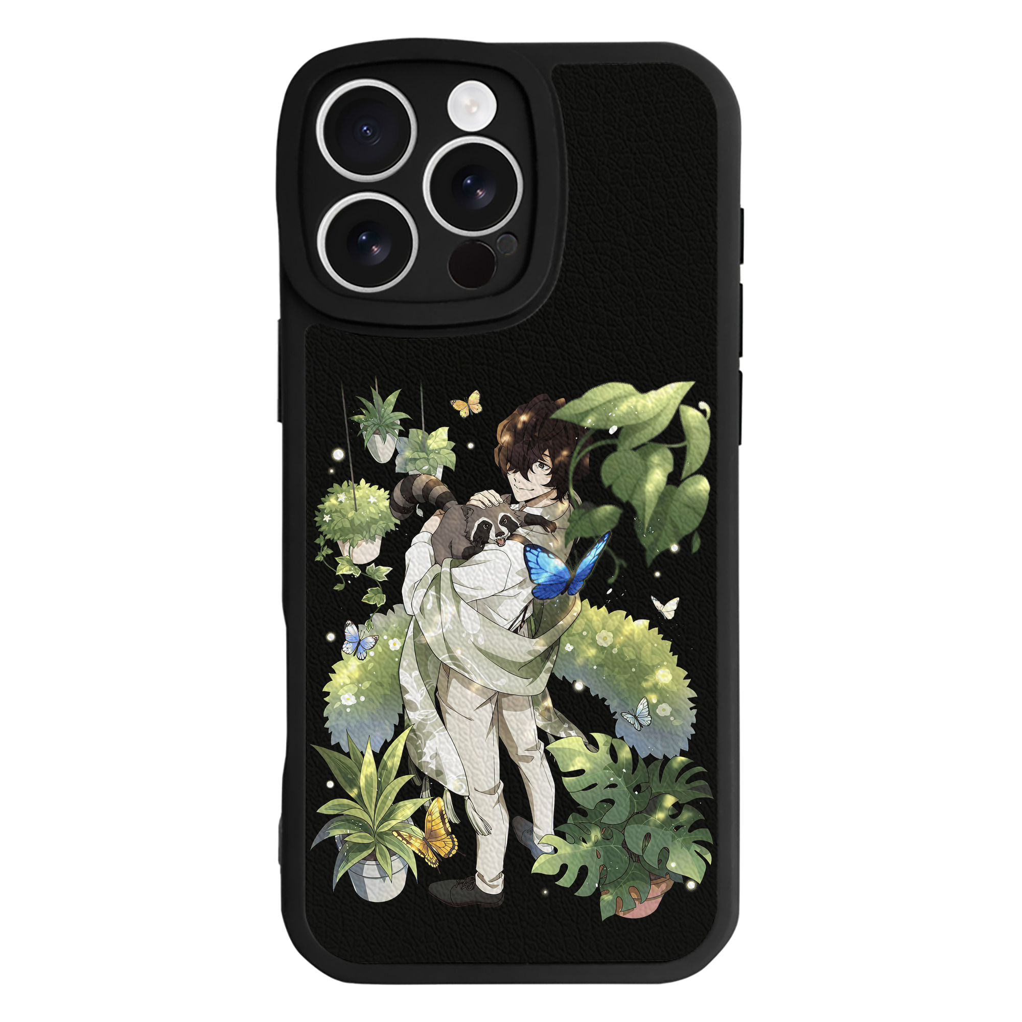 （画像用） 文豪ストレイドッグス Bungo Stray Dogs 【iPhone 16シリーズ対応】シリコンスマホケース（レザー調） 材質：シリコン
